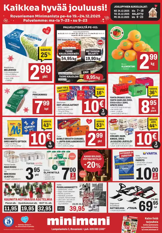 Minimani -luettelo, Iitti | Säästä nyt tarjouksillamme | 2025-12-19T00:00:00.000Z - 2025-12-24T00:00:00.000Z