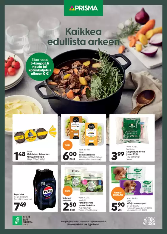 Prisma -luettelo, Kemi | TOK Prisma 14.18.1. | 2026-01-14T00:00:00.000Z - 2026-01-27T00:00:00.000Z