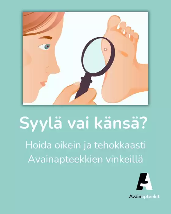 Avainapteekit -luettelo, Kuopio | Erikoistarjoukset sinulle | 2026-01-21T00:00:00.000Z - 2026-02-04T00:00:00.000Z