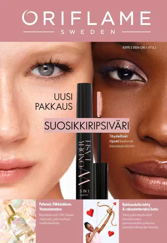 Oriflame -luettelo, Vantaa | Oriflame tarjoukset | 2026-01-28T00:00:00.000Z - 2026-02-17T00:00:00.000Z