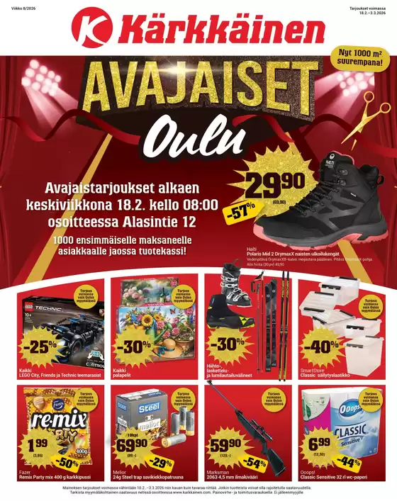Kärkkäinen -luettelo, Sievi | Näköislehti Kärkkäinen | 2026-02-18T00:00:00.000Z - 2026-03-03T00:00:00.000Z