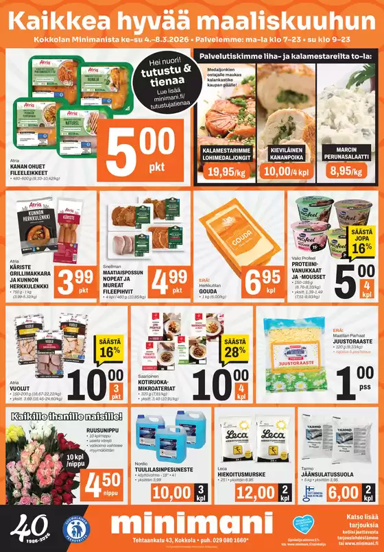 Minimani -luettelo, Helsinki | Ajankohtaisia löytöjä ja tarjouksia | 2026-03-04T00:00:00.000Z - 2026-03-08T00:00:00.000Z