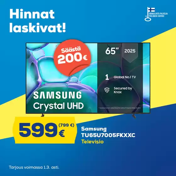 Euronics -luettelo, Helsinki | Parhaat löytömme | 2026-03-18T00:00:00.000Z - 2026-04-01T00:00:00.000Z