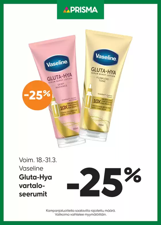 Prisma -luettelo, Helsinki | TOK Prisma ketjukampanja 18.-31.3. | 2026-03-18T00:00:00.000Z - 2026-03-31T00:00:00.000Z
