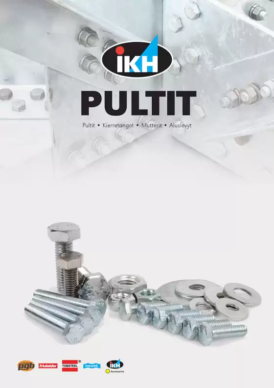 IKH -luettelo, Vaasa | IKH Pultit mutterit ja aluslaatat | 2026-03-24T00:00:00.000Z - 2026-04-07T00:00:00.000Z