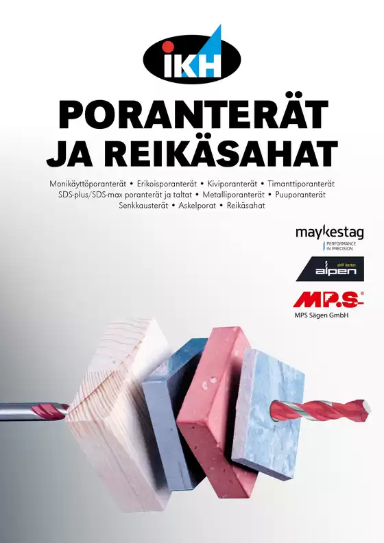 IKH -luettelo, Vaasa | IKH Poranterät ja reikäsahat | 2026-03-24T00:00:00.000Z - 2026-04-07T00:00:00.000Z