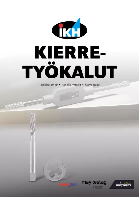 IKH -luettelo, Vaasa | IKH Kierretyökalut | 2026-03-24T00:00:00.000Z - 2026-04-07T00:00:00.000Z