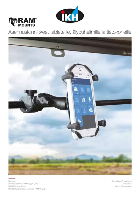 IKH -luettelo, Vaasa | Ram Mounts | 2026-03-24T00:00:00.000Z - 2026-04-07T00:00:00.000Z