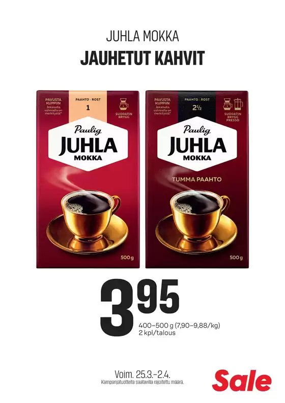 Sale -luettelo, Lohja | Huippudiilit ja alennukset | 2026-03-25T00:00:00.000Z - 2026-04-02T00:00:00.000Z