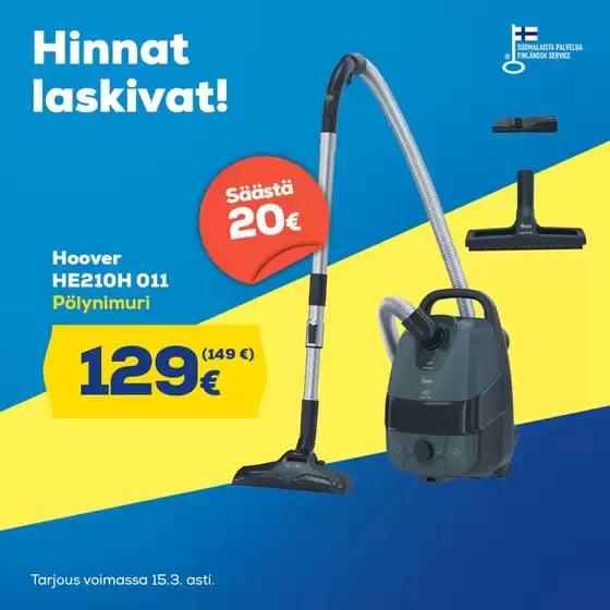 Euronics -luettelo, Lahti | Huipputarjouksia kaikille tarjoushaukoille | 2026-03-31T00:00:00.000Z - 2026-04-14T00:00:00.000Z