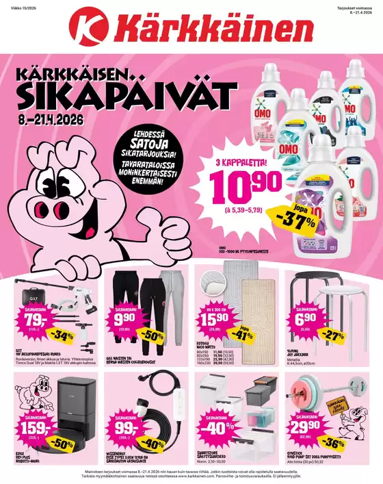 Kärkkäinen -luettelo, Salo | Näköislehti Kärkkäinen | 2026-04-08T00:00:00.000Z - 2026-04-21T00:00:00.000Z