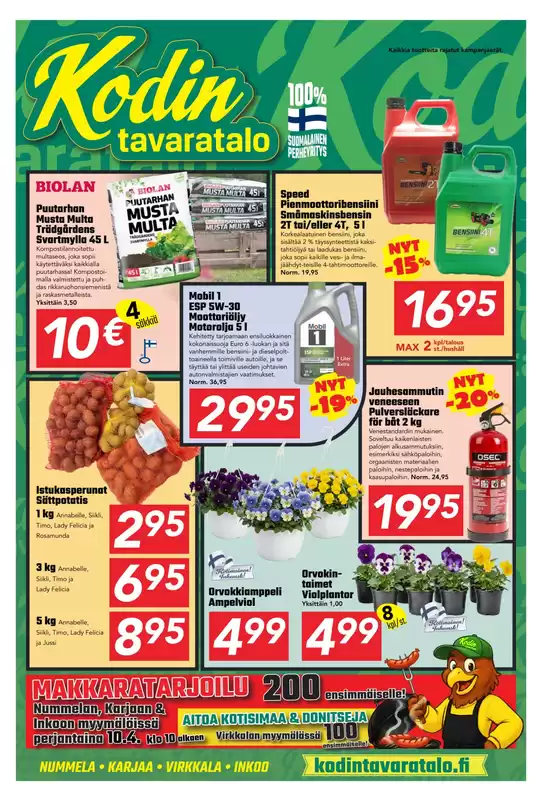 Kodin Tavaratalo -luettelo | Kodin Tavaratalo tarjoukset | 2026-04-10T00:00:00.000Z - 2026-04-10T00:00:00.000Z