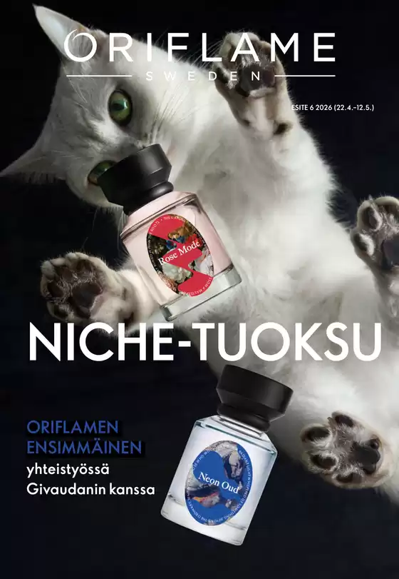 Oriflame -luettelo, Ylöjärvi | Huippudiilejä kaikille asiakkaille | 2026-04-22T00:00:00.000Z - 2026-05-12T00:00:00.000Z