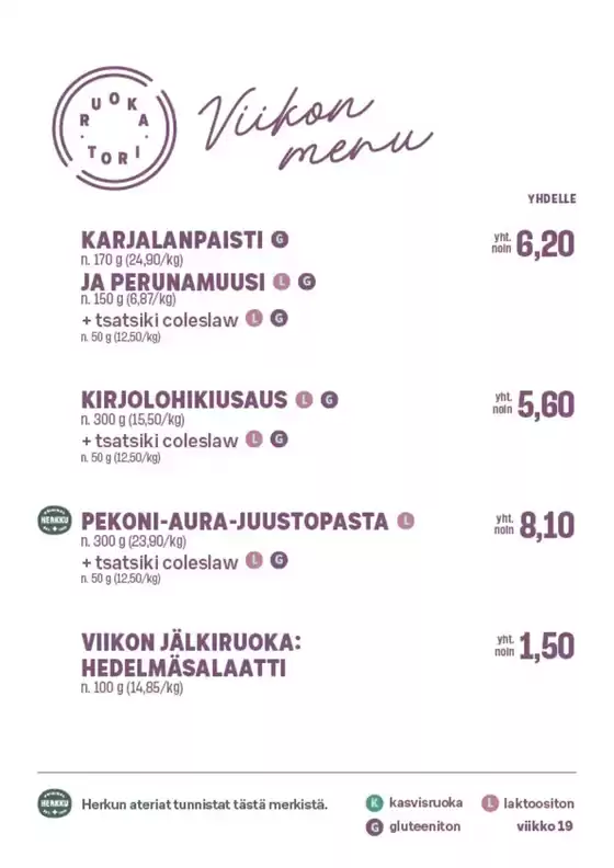 S-Market -luettelo | Löydä houkuttelevia tarjouksia | 2026-05-04T00:00:00.000Z - 2026-05-10T00:00:00.000Z