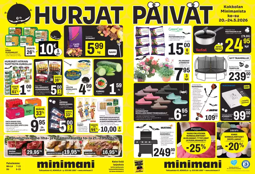 Minimani -luettelo, Jämsä | Mahtava tarjous kaikille asiakkaille | 2026-05-20T00:00:00.000Z - 2026-05-24T00:00:00.000Z