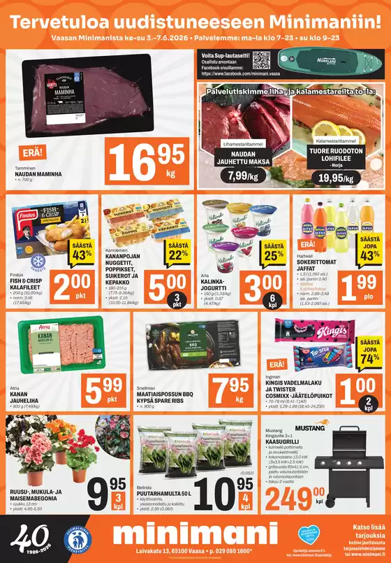 Minimani -luettelo, Sipoo | Parhaat löytömme | 2026-06-03T00:00:00.000Z - 2026-06-07T00:00:00.000Z