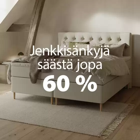 JYSK -luettelo, Tammela | Löydä houkuttelevia tarjouksia | 2026-06-04T00:00:00.000Z - 2026-06-18T00:00:00.000Z