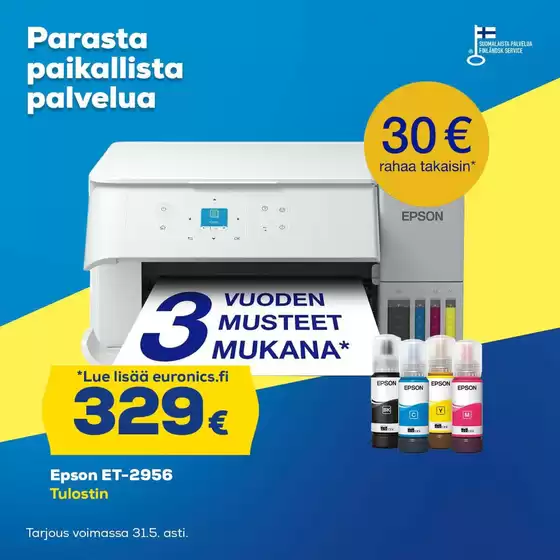 Euronics -luettelo | Houkuttelevia erikoistarjouksia kaikille | 2026-06-09T00:00:00.000Z - 2026-06-23T00:00:00.000Z