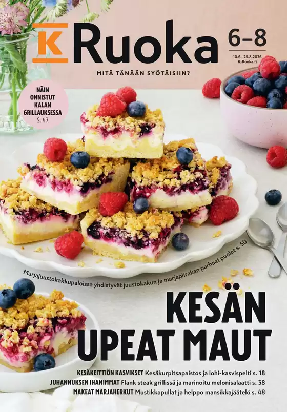 K-Market -luettelo | K-Ruoka 62026 | 2026-06-10T00:00:00.000Z - 2026-08-25T00:00:00.000Z