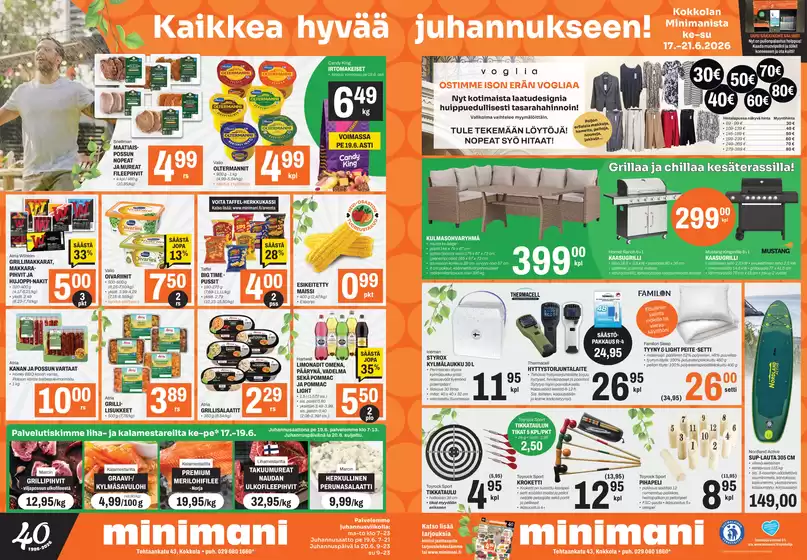 Minimani -luettelo | Ajankohtaiset diilit ja tarjoukset | 2026-06-17T00:00:00.000Z - 2026-06-21T00:00:00.000Z