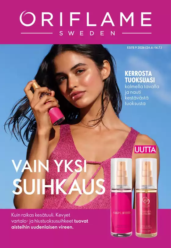 Oriflame -luettelo | Huippudiilejä kaikille asiakkaille | 2026-06-24T00:00:00.000Z - 2026-07-14T00:00:00.000Z