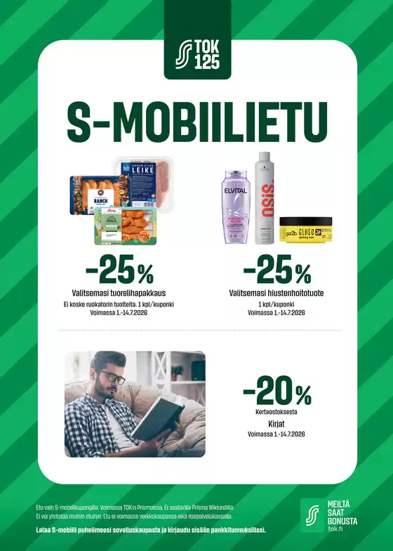 Prisma -luettelo, Turku | TOK S-mobiiliedut Prisma 1.-14.7.2026 | 2026-07-01T00:00:00.000Z - 2026-07-14T00:00:00.000Z