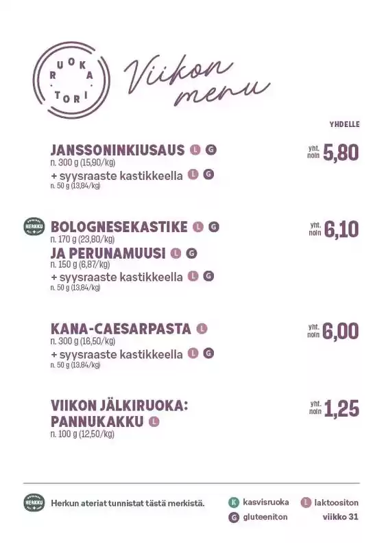 S-Market -luettelo, Luoto | S-Market tarjoukset | 2026-07-27T00:00:00.000Z - 2026-08-02T00:00:00.000Z
