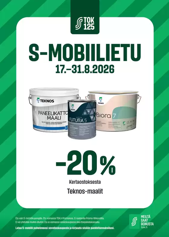 Prisma -luettelo | TOK Prisma KT 17.-31.8.2026 | 2026-08-17T00:00:00.000Z - 2026-08-31T00:00:00.000Z