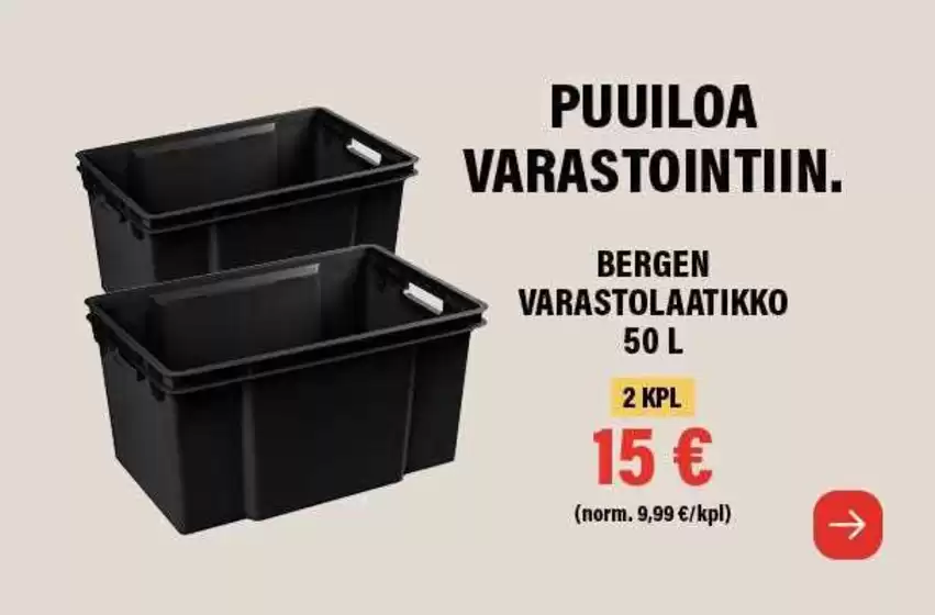 Puuilo -luettelo, Mikkeli | Puuilo tarjoukset | 2026-08-25T00:00:00.000Z - 2026-09-08T00:00:00.000Z