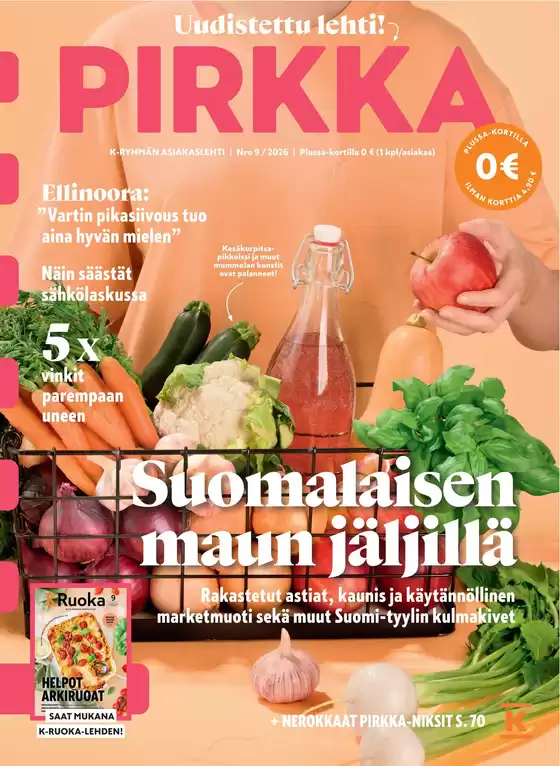 K-Market -luettelo | Pirkka 92026 | 2026-09-01T00:00:00.000Z - 2026-09-30T00:00:00.000Z