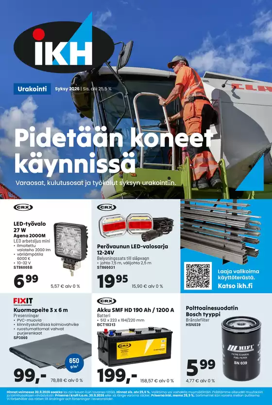 IKH -luettelo, Salo | Urakointi 08-2026 | 2026-08-31T00:00:00.000Z - 2026-09-30T00:00:00.000Z