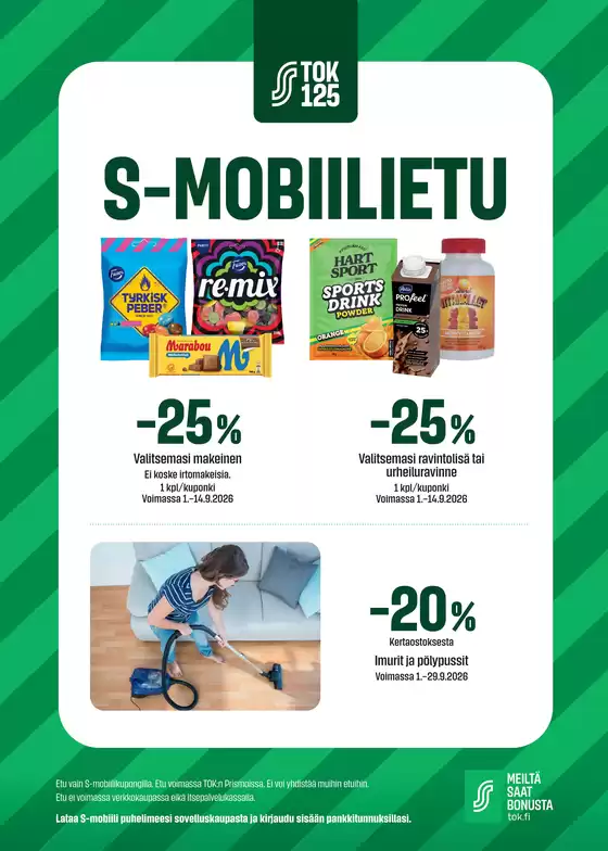 Prisma -luettelo | TOK Prisma S-mobiiliedut 1.-14.9.2026 | 2026-09-01T00:00:00.000Z - 2026-09-14T00:00:00.000Z