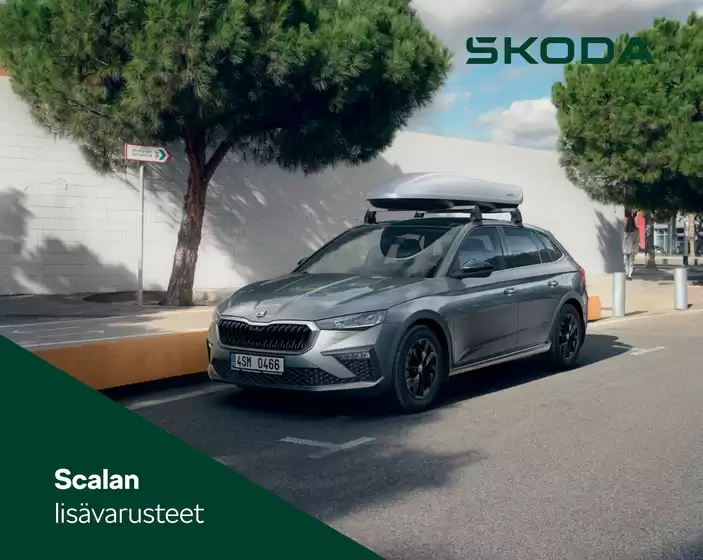 Škoda -luettelo, Tampere | Lisävaruste-esite | 2026-09-03T00:00:00.000Z - 2026-09-17T00:00:00.000Z