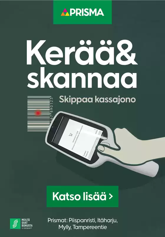 Prisma -luettelo, Rantasalmi | Prisma Kerää ja skannaa | 2026-09-03T00:00:00.000Z - 2026-09-17T00:00:00.000Z