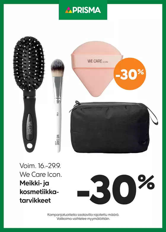Prisma -luettelo | TOK Prisma We Care Icon 16.-29.9. | 2026-09-16T00:00:00.000Z - 2026-09-29T00:00:00.000Z