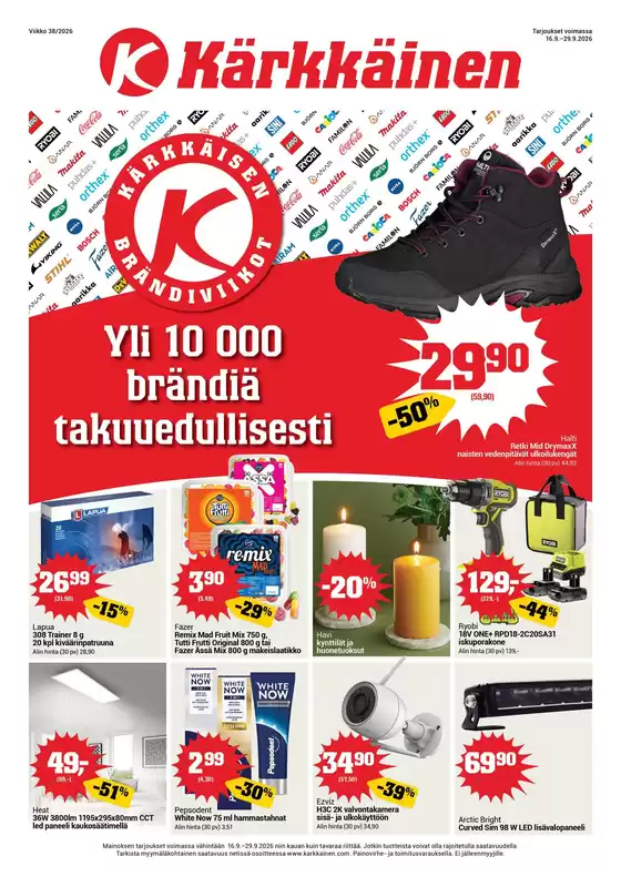 Kärkkäinen -luettelo | Näköislehti Kärkkäinen | 2026-09-16T00:00:00.000Z - 2026-09-29T00:00:00.000Z