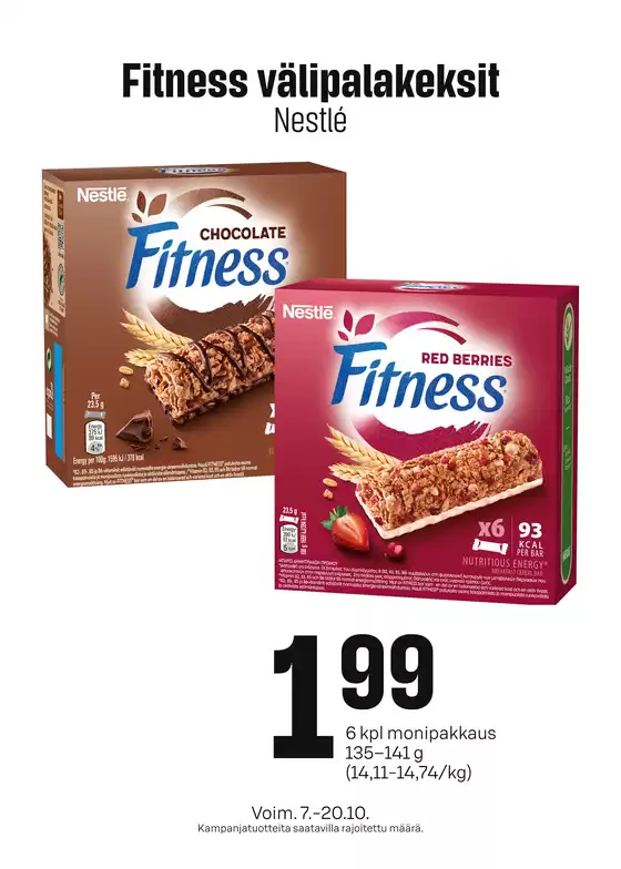 Prisma -luettelo | TOK Prisma Fitness välipalakeksit 7.-20.10. | 2026-10-07T00:00:00.000Z - 2026-10-20T00:00:00.000Z