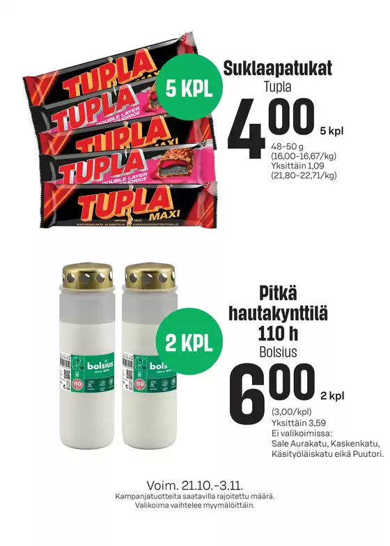 Sale -luettelo | Parhaat löytömme | 2026-10-21T00:00:00.000Z - 2026-11-03T00:00:00.000Z