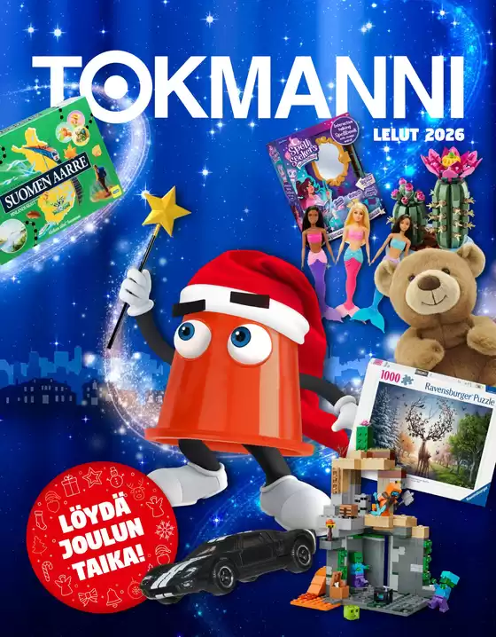 Tokmanni -luettelo | Joululelut 2026 | 2026-11-02T00:00:00.000Z - 2026-12-31T00:00:00.000Z