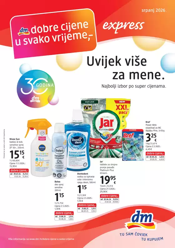 DM katalog u Seget Donji | Katalog s popustima na odabrane proizvode | 2026-07-01T00:00:00.000Z - 2026-07-31T00:00:00.000Z