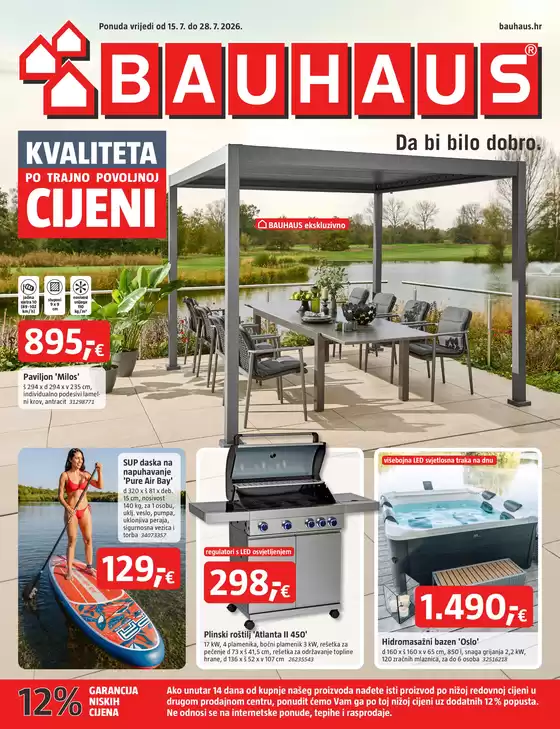 Bauhaus katalog u Sinj | Bauhaus letak srpanj b 20262 | 2026-07-15T00:00:00.000Z - 2026-07-28T00:00:00.000Z