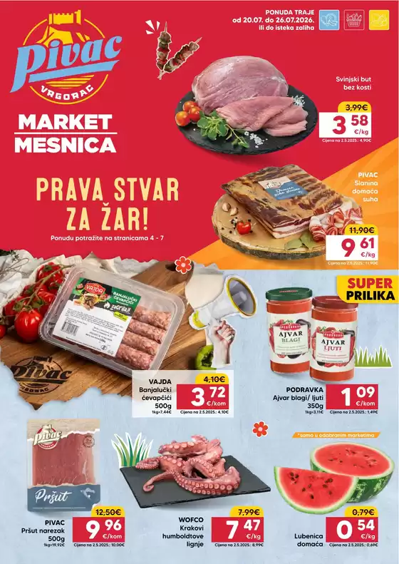 Pivac katalog u Sinj | Katalog Pivac | 2026-07-20T00:00:00.000Z - 2026-07-26T00:00:00.000Z