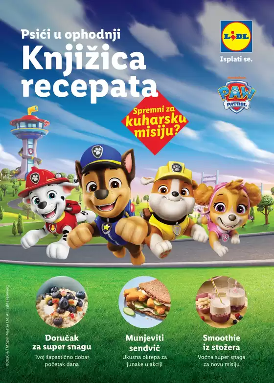 Lidl katalog u Sinj | Knjižica recepata Psići u ophodnji | 2026-07-20T00:00:00.000Z - 2026-08-30T00:00:00.000Z