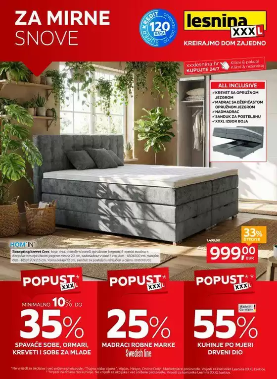 Lesnina katalog u | Za mirne snove | 2026-07-13T00:00:00.000Z - 2026-08-01T00:00:00.000Z