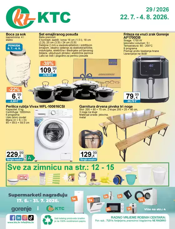 KTC katalog u Sinj | TEHNIKA I POSUĐE | 2026-07-22T00:00:00.000Z - 2026-08-04T00:00:00.000Z