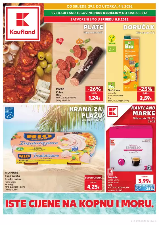 Kaufland katalog u  | Katalog Kaufland | 2026-07-29T00:00:00.000Z - 2026-08-05T00:00:00.000Z