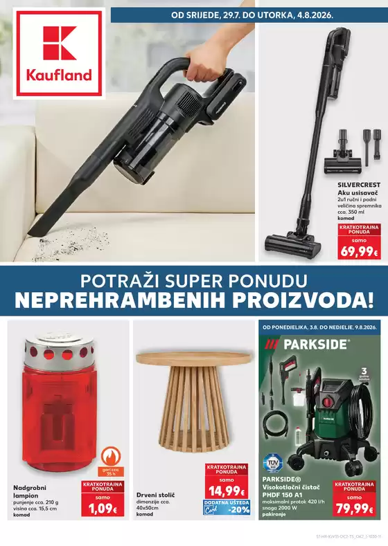 Kaufland katalog u Slatina | ¡Veliki popusti u svim našim kategorijama! | 2026-07-29T00:00:00.000Z - 2026-08-05T00:00:00.000Z