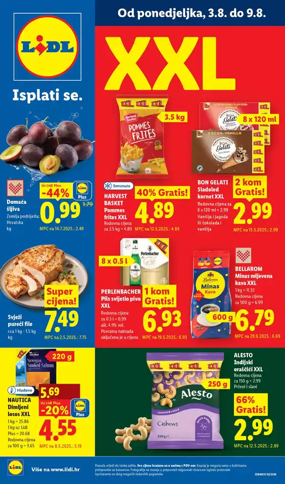 Lidl katalog u | Od ponedjeljka 03.08. | 2026-08-03T00:00:00.000Z - 2026-08-09T00:00:00.000Z