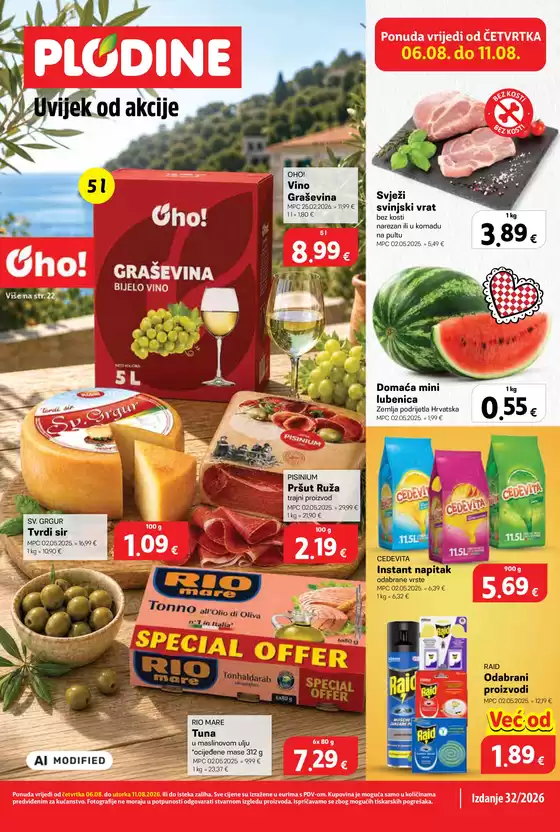 Plodine katalog u  | Katalog 32 06.08. 11.08 web1 | 2026-08-06T00:00:00.000Z - 2026-08-11T00:00:00.000Z