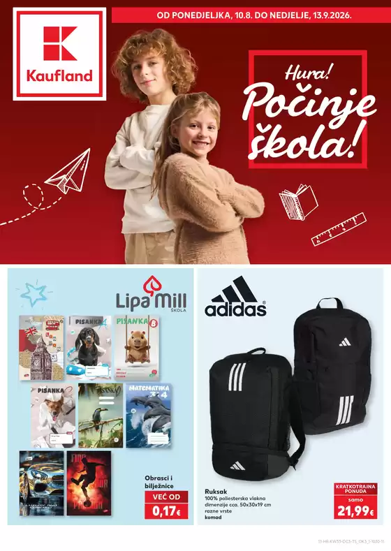 Kaufland katalog u Velika Gorica | Istaknute ponude u našem promocijskom letku | 2026-08-10T00:00:00.000Z - 2026-08-31T00:00:00.000Z